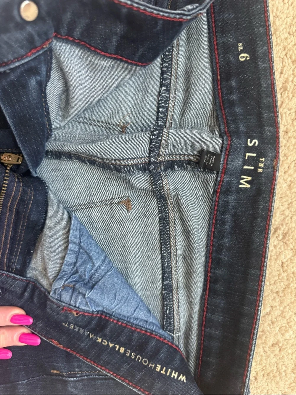 Women’s WHBM jeans. Like new. Lot of three size 4 to 6.